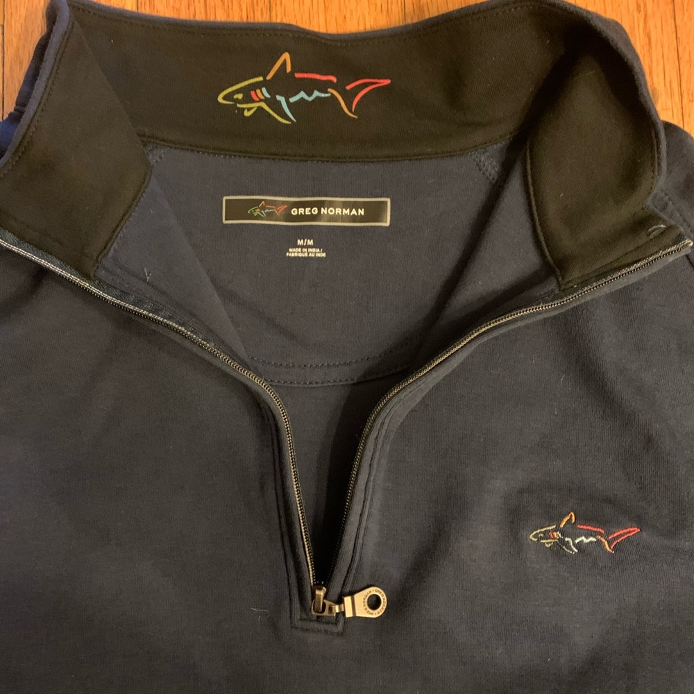 Greg Norman Navy Pullover
